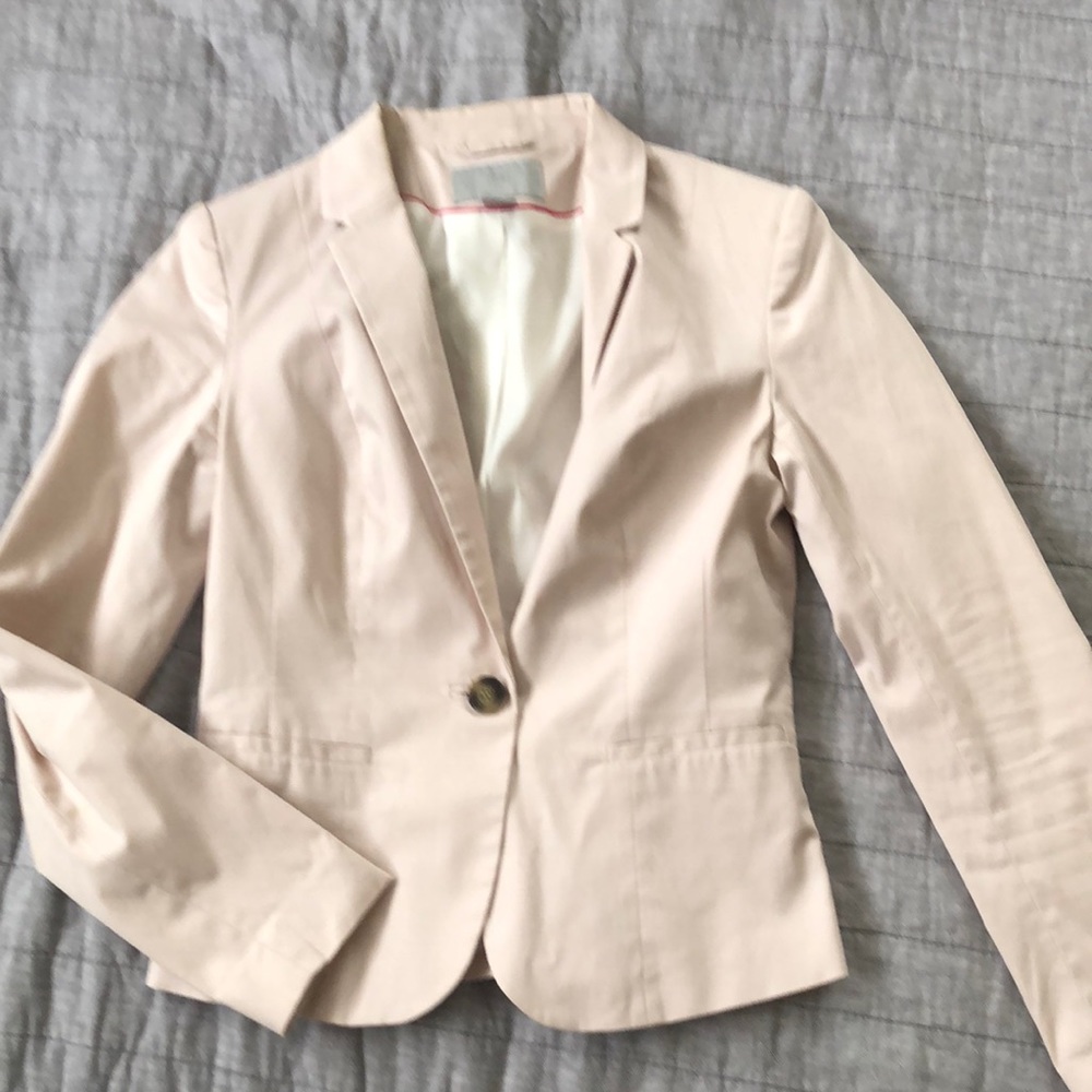 Pale pink H&M blazer